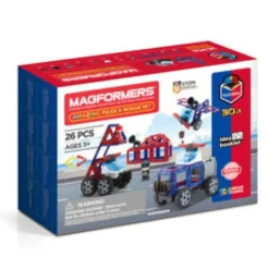 Amazing Police And Rescue Magnetic Set