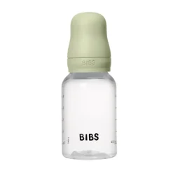 Baby Plastic Bottle Complete Set - Natural Rubber Latex