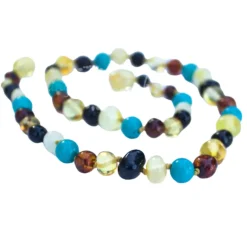 Baltic Amber Teething Necklace - 13 Inch