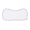 Bamboo Burp Cloth - White/Pink