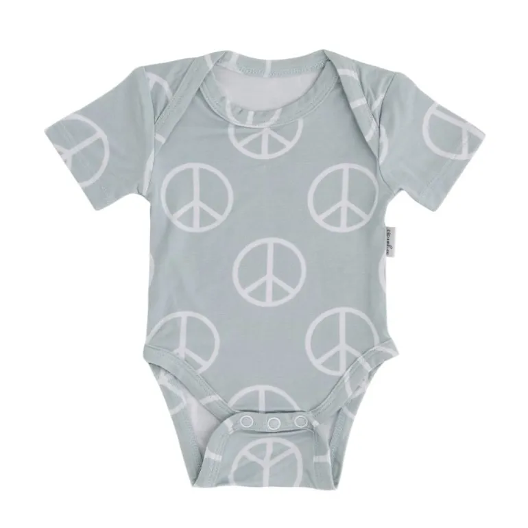 Bamboo Short Sleeve Bodysuits - Prints