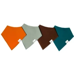 Bandana Drool Bibs - 4 Pack