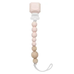Colour Pop Silicone & Wood Pacifier Clips