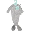 Comfort Knit Gown + Hat Set