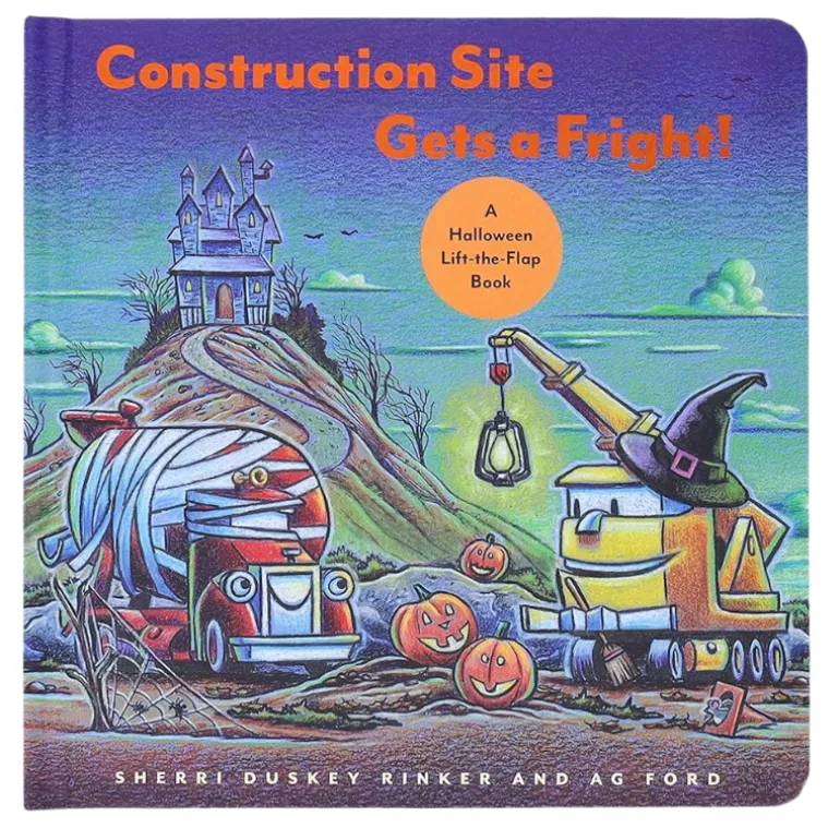 Construction Site Gets a Fright: A Halloween Lift-the-Flap Book