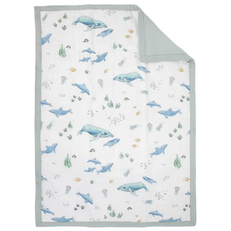 Cotton Muslin Toddler Comforter