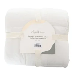 Cotton Quilted Crib Blanket