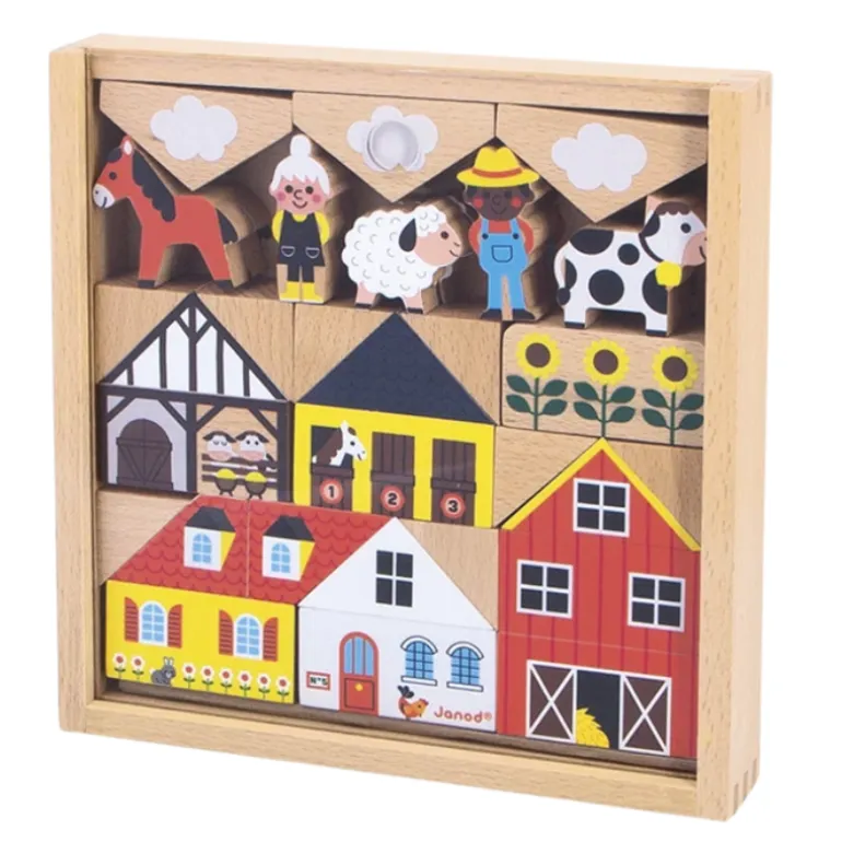 Cross Roads Wooden Blocks