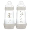 Easy Start Matte Anti-Colic Baby Bottles - 9 oz