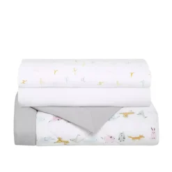 Essentials Cotton Muslin Bedding Set - 3 Pack