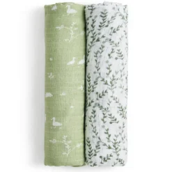 Essentials Silky Soft Muslin Swaddle - 2 Pack