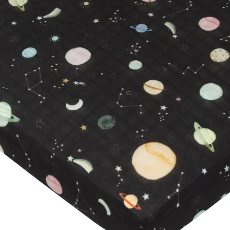 Fitted Muslin Crib Sheets