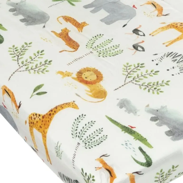 Fitted Muslin Crib Sheets