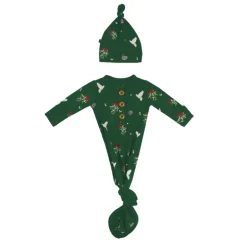 Holiday Knotted Gown & Hat