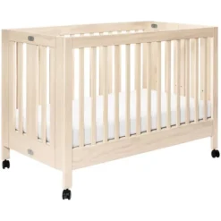 Maki Portable Folding Crib with Toddler Bed Conversion Kit