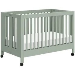 Maki Portable Folding Crib with Toddler Bed Conversion Kit