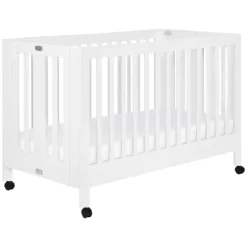 Maki Portable Folding Crib with Toddler Bed Conversion Kit