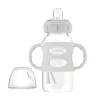Milestones Wide-Neck Sippy Bottle with 100% Silicone Handles