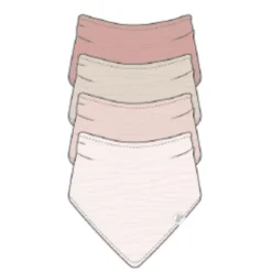 Muslin Bandana Bibs - 4 Pack