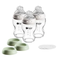 Natural Start 3-in-1 Glass Bottle 9oz Set