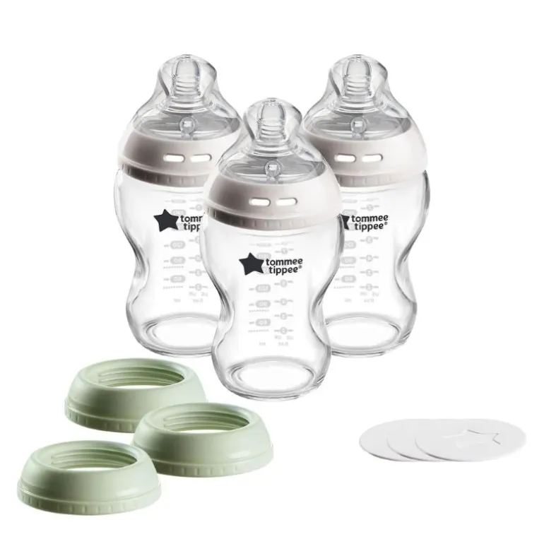 Natural Start 3-in-1 Glass Bottle 9oz Set