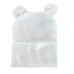 Newborn Knitted Bear Ear Hat