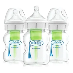 Options+ 5oz Wide-Neck Bottle - 3pk