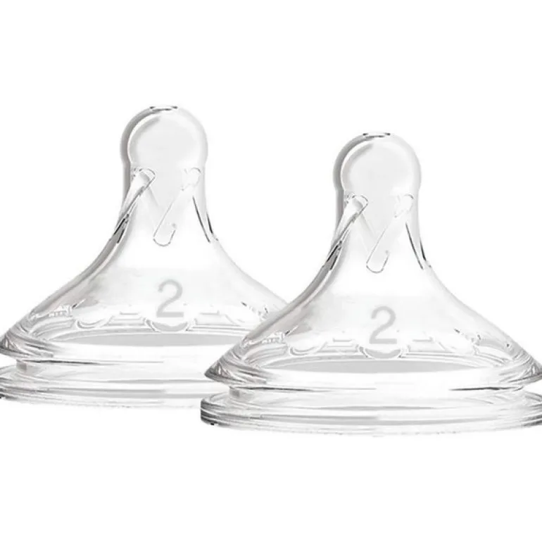 Options+ Wide Neck Nipples - 2 Pack