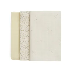Organic Baby Muslin Squares 3 Pack