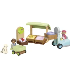 Organic Market Stall & Forklift
