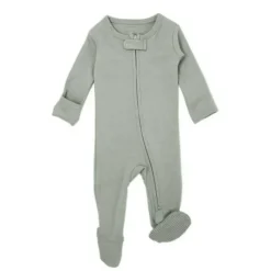 Organic 2-Way Zipper Baby Footie