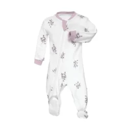 Patterned Organic Footed Sleepers