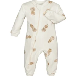 Patterned Organic Footless Sleepers