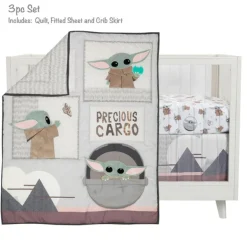 3-Piece Baby Crib Bedding Set