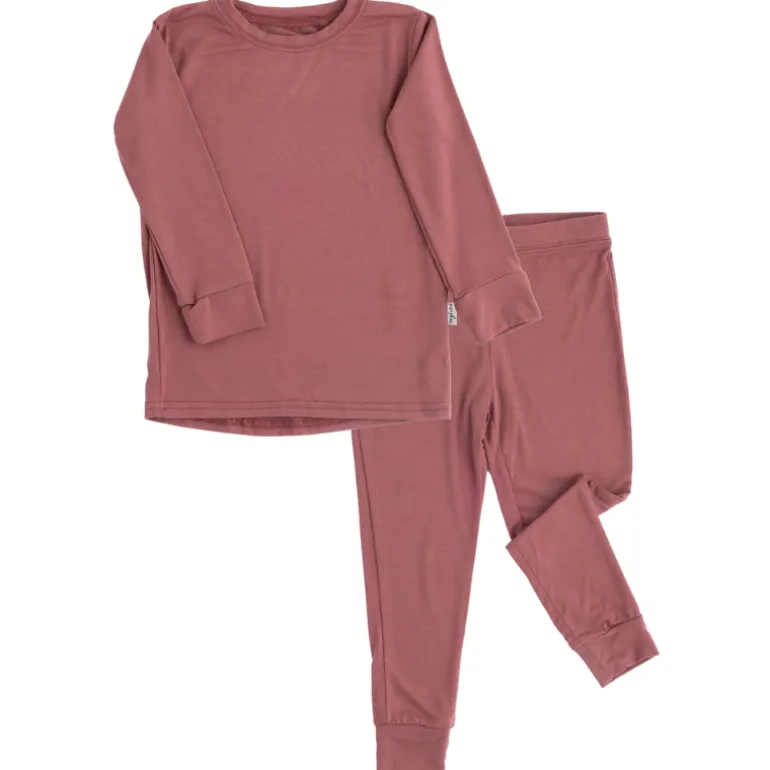 2 Piece Long Sleeve Bamboo Set - Solids