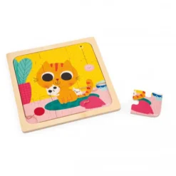9 Piece Wooden Puzzle