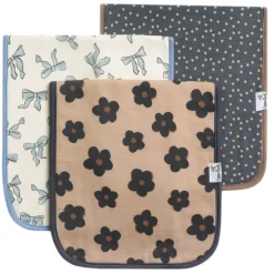 Premium Burp Cloths - 3 Pack