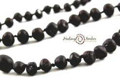 Raw Baltic Amber Teething Necklace - 11 inch