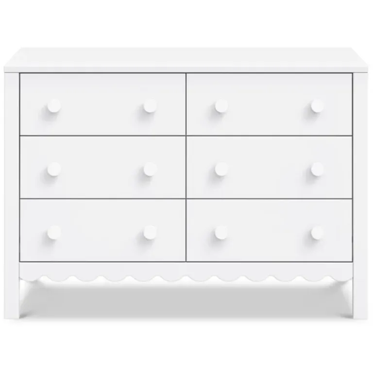 Sammy Scallop 6-Drawer Dresser