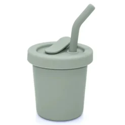 Silicone Straw Cup - 6 Oz