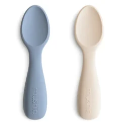 Silicone Toddler Starter Spoons 2-Pack
