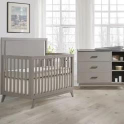 Sissi Convertible Crib + 3 Drawer Combo Dresser Set