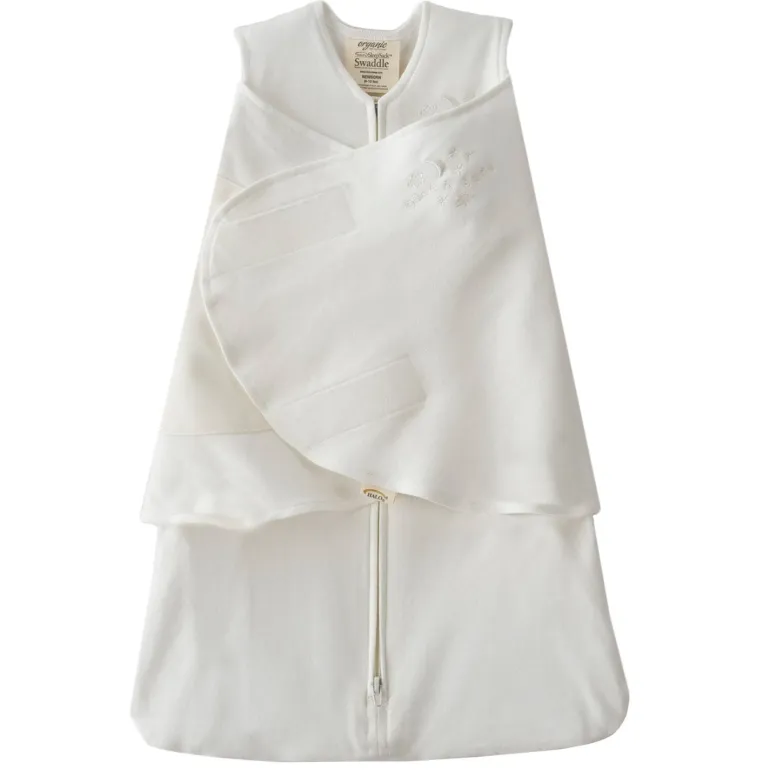 SleepSack Swaddle 100% Organic Cotton Cream 0-3M 1.5 Tog