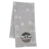 The Child/Baby Yoda Gray Fleece Baby Blanket