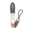 Vegan Leather Pacifier Clip - Rosegold