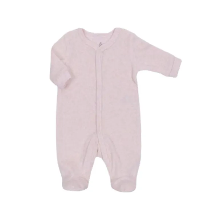Velour Sleeper with Snaps