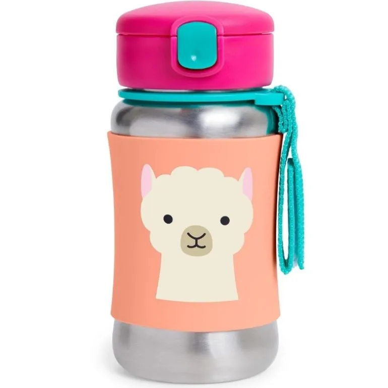 Zoo Stainless Steel Straw Bottle