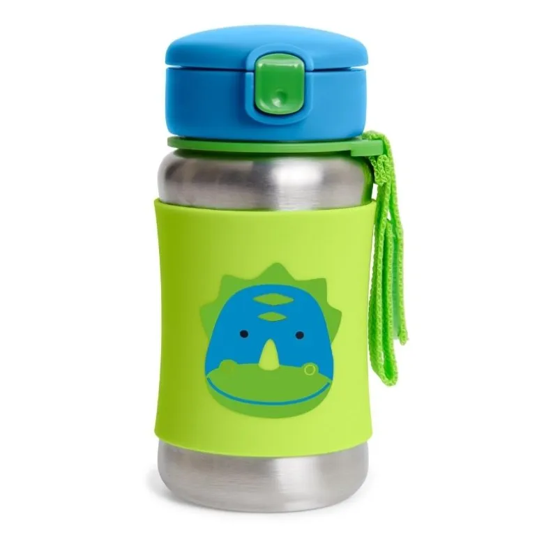 Zoo Stainless Steel Straw Bottle